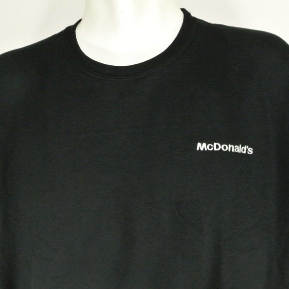 McDONALD'S Hamburgers Fast Food Employee Uniform Sweatshirt NEW Size XL - Picture 8 of 13